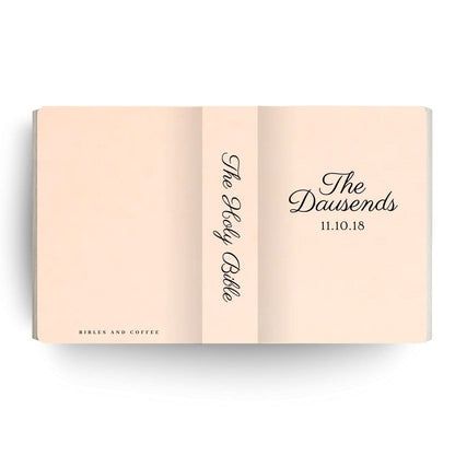 [SYO] Two Become One Engraved Wedding Bible