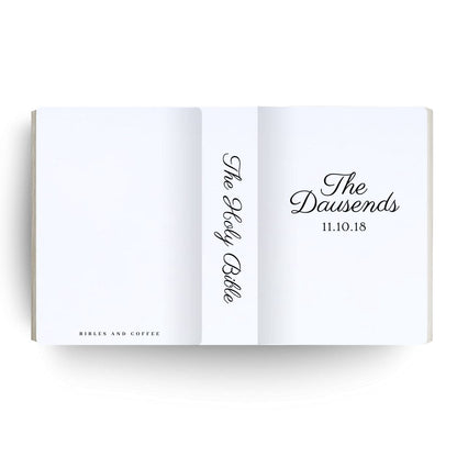 [SYO] Two Become One Engraved Wedding Bible