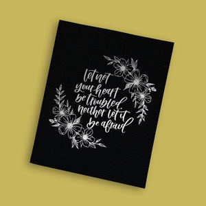 [SYO] Not Troubled Nor Afraid Engraved Bible