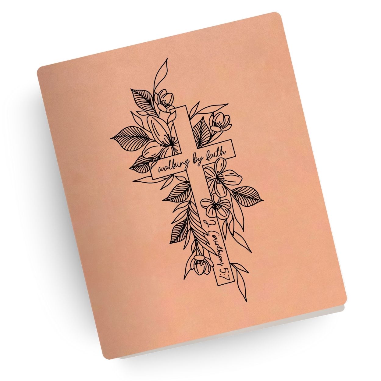 Walking By Faith Engraved Bible