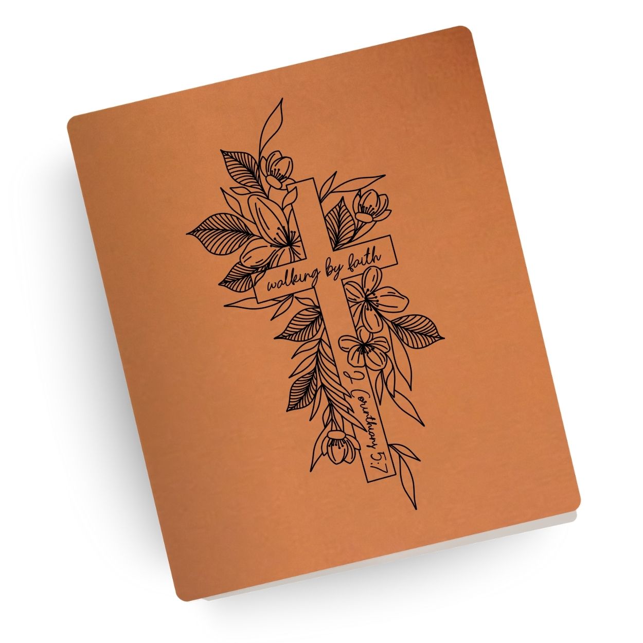 Walking By Faith Engraved Bible