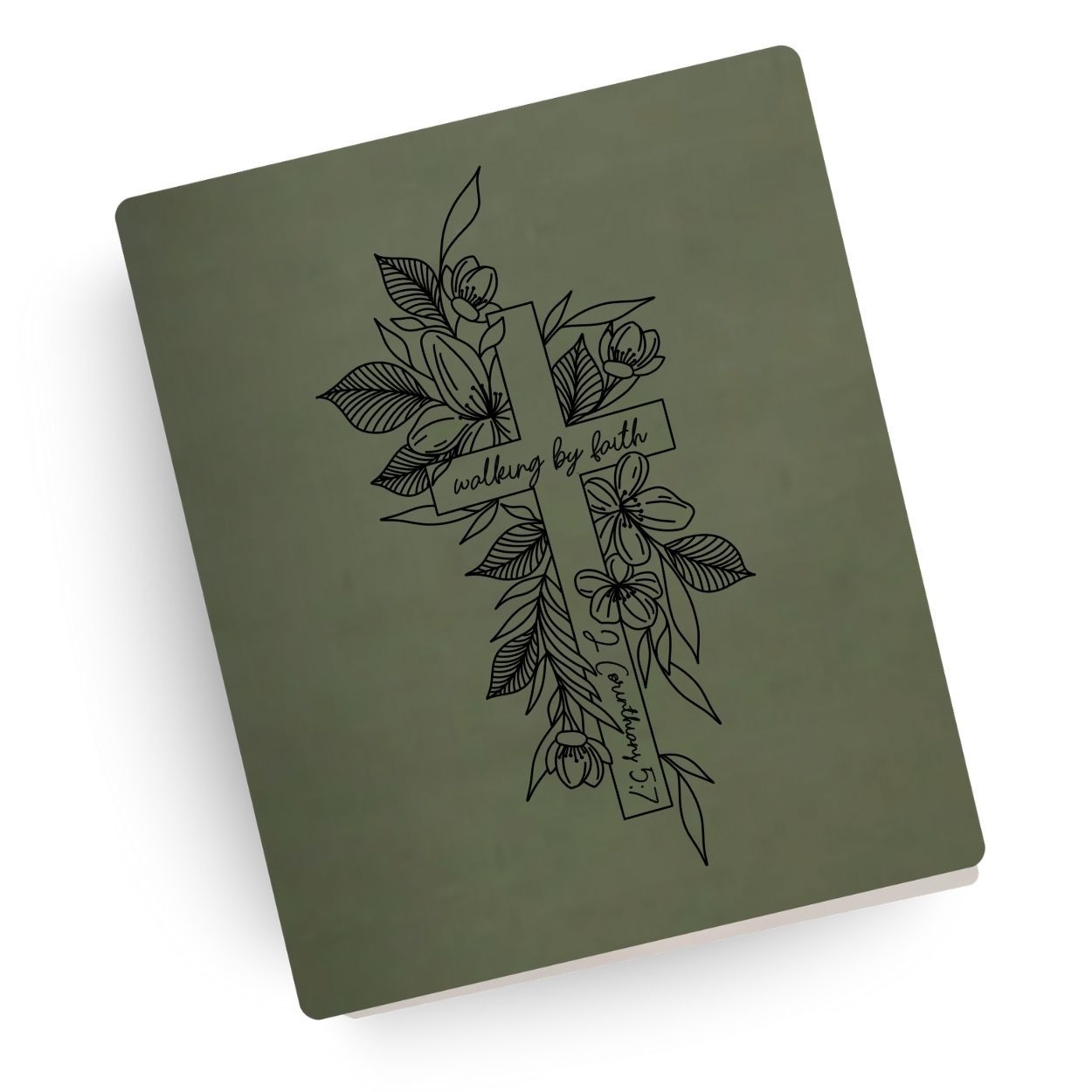 Walking By Faith Engraved Bible