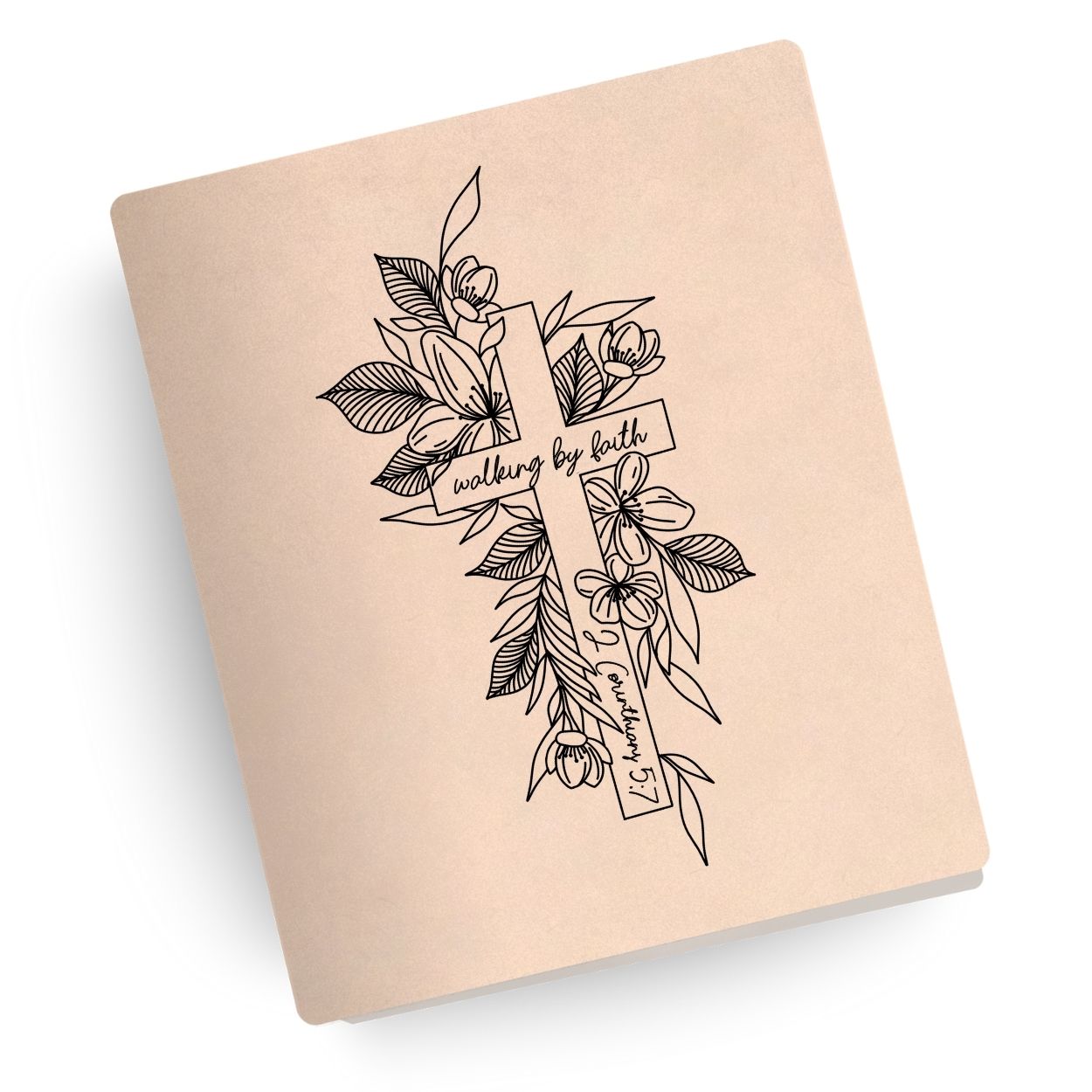 Walking By Faith Engraved Bible