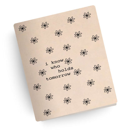 Who Holds Tomorrow Engraved Bible