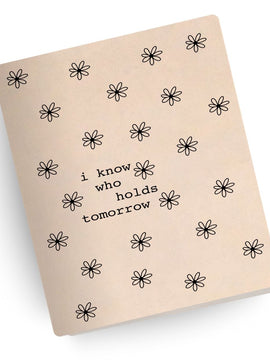 Who Holds Tomorrow Engraved Bible