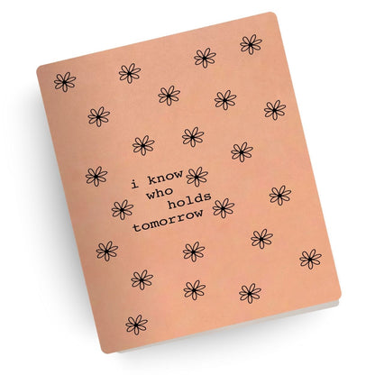 Who Holds Tomorrow Engraved Bible