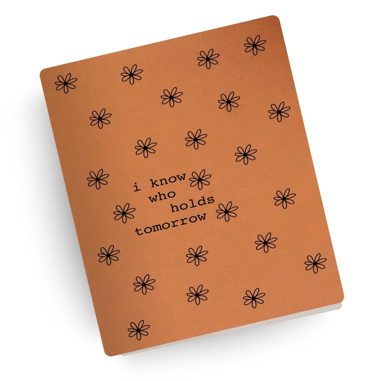 Who Holds Tomorrow Engraved Bible