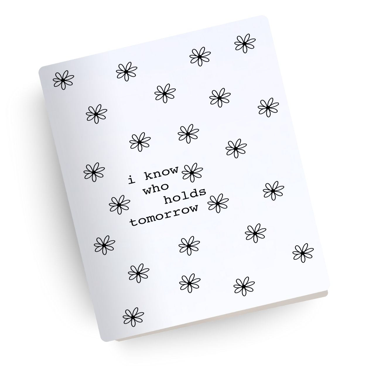 Who Holds Tomorrow Engraved Bible