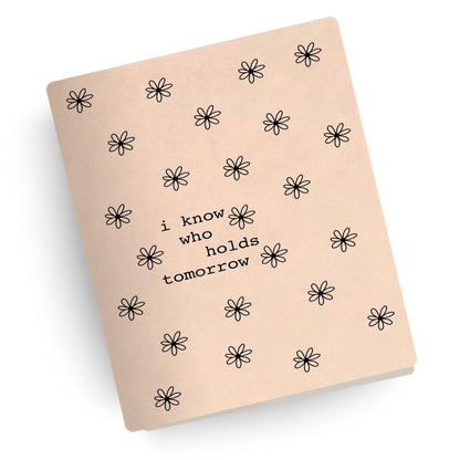 Who Holds Tomorrow Engraved Bible