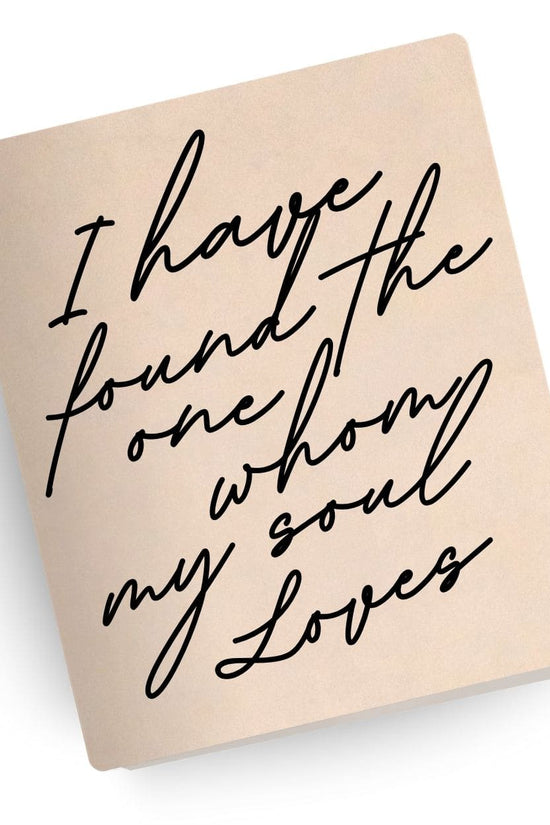 [SYO] Whom My Soul Loves Engraved Wedding Bible