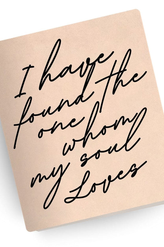 [SYO] Whom My Soul Loves Engraved Wedding Bible