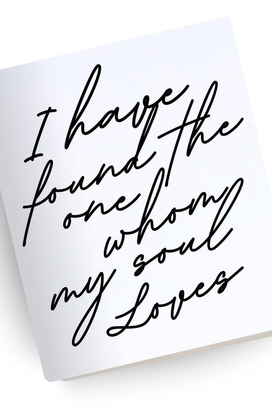 [SYO] Whom My Soul Loves Engraved Wedding Bible