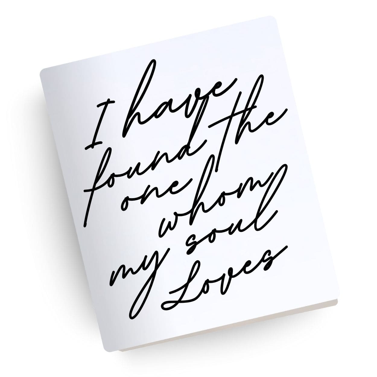 [SYO] Whom My Soul Loves Engraved Wedding Bible