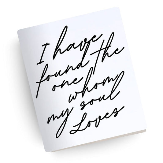 [SYO] Whom My Soul Loves Engraved Wedding Bible