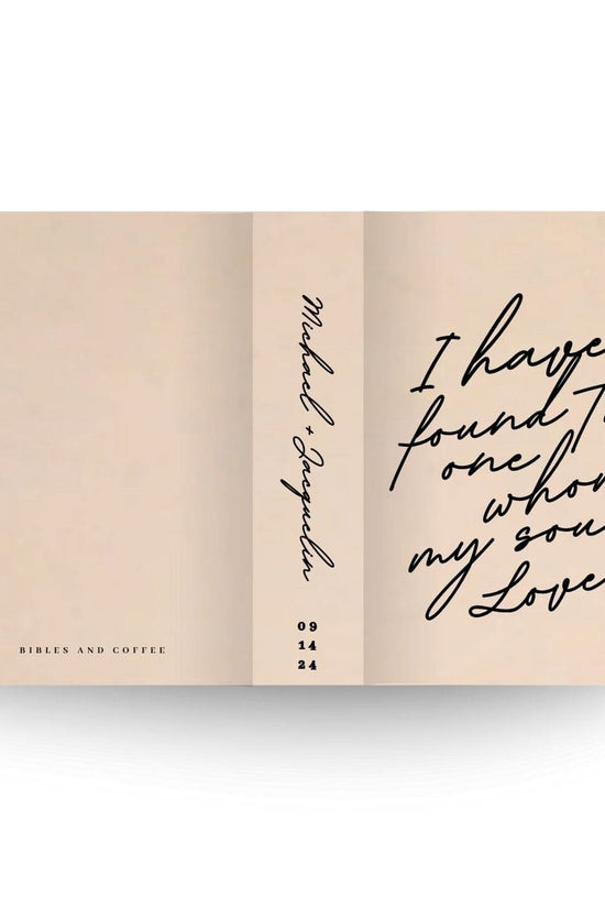 [SYO] Whom My Soul Loves Engraved Wedding Bible