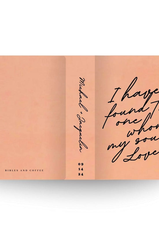 [SYO] Whom My Soul Loves Engraved Wedding Bible