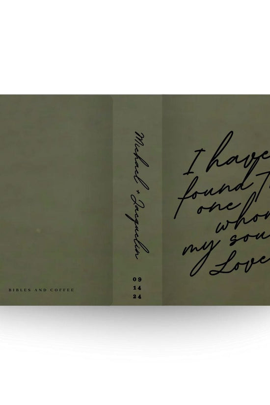 [SYO] Whom My Soul Loves Engraved Wedding Bible