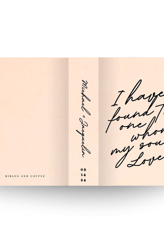 [SYO] Whom My Soul Loves Engraved Wedding Bible