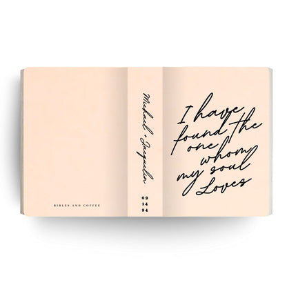 Whom My Soul Loves Engraved Wedding Bible