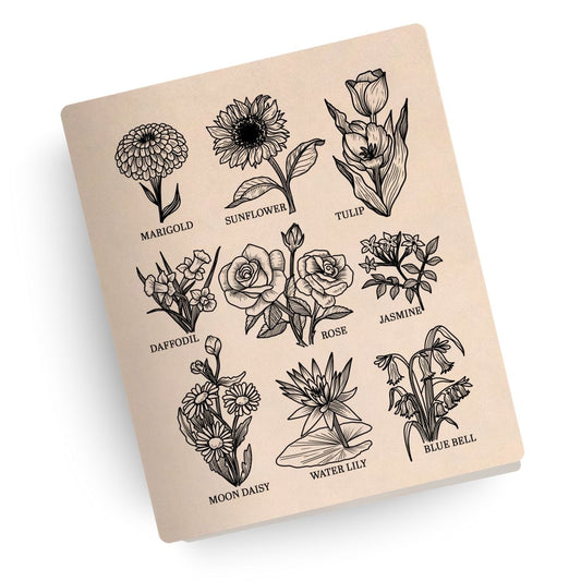 Wildflowers Engraved Bible