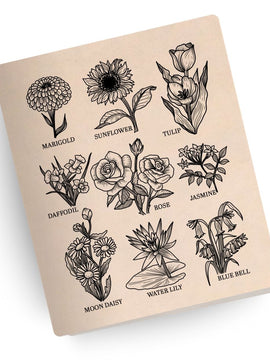 Wildflowers Engraved Bible