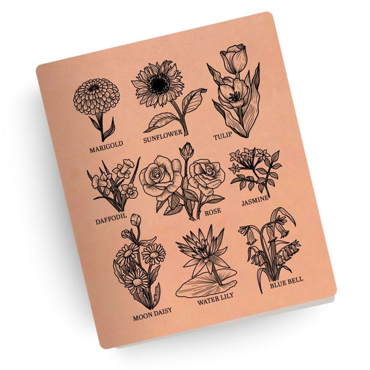 Wildflowers Engraved Bible