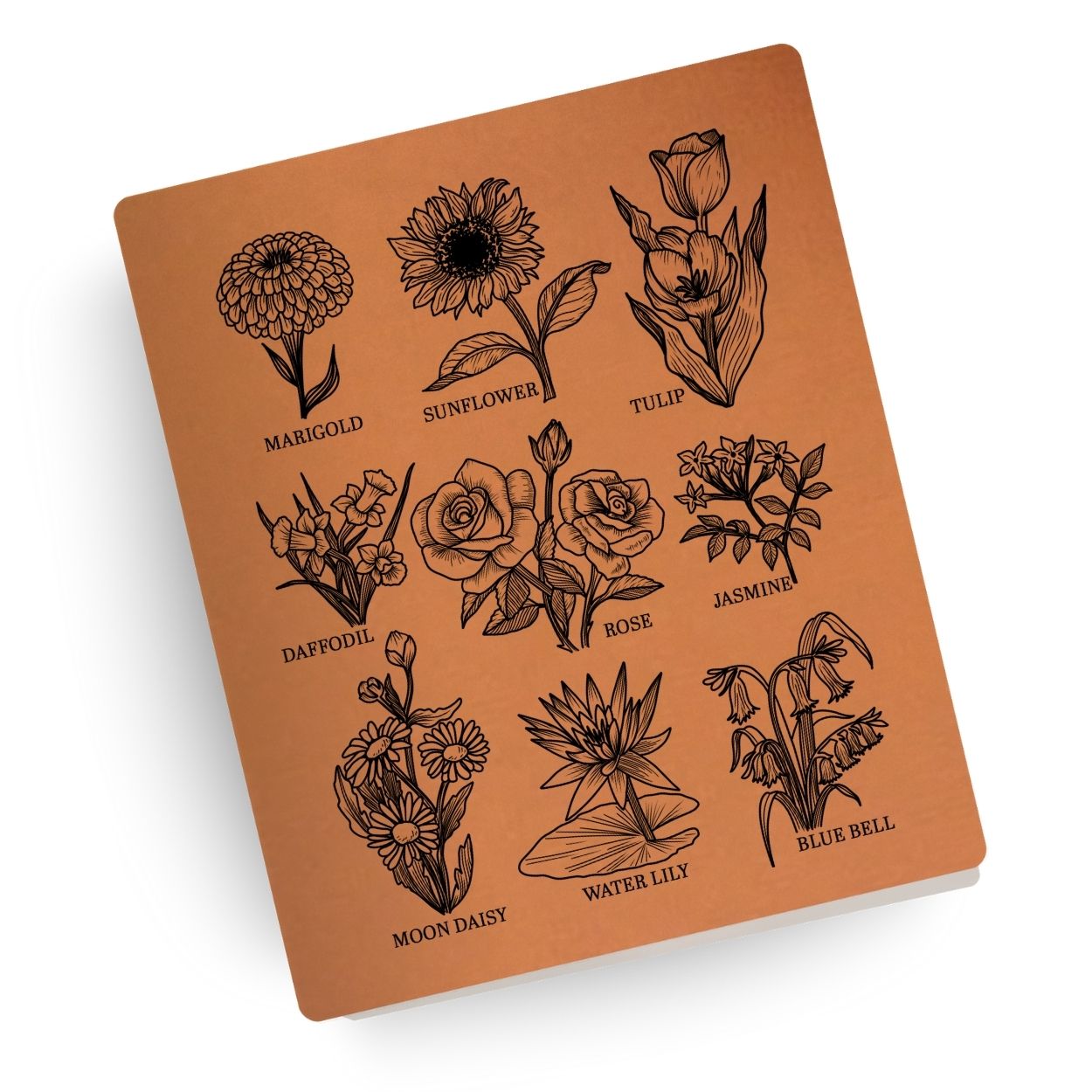 Wildflowers Engraved Bible