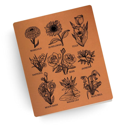 Wildflowers Engraved Bible