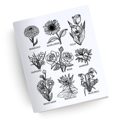 Wildflowers Engraved Bible