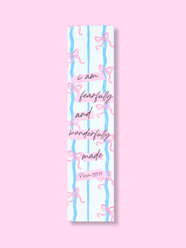 Fearfully and Wonderfully Made Bookmark
