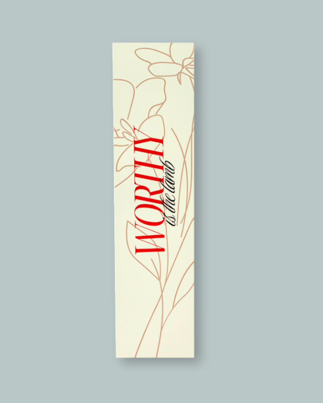 Worthy is the Lamb Bookmark | Revelation 5:12 | Bibles and Coffee