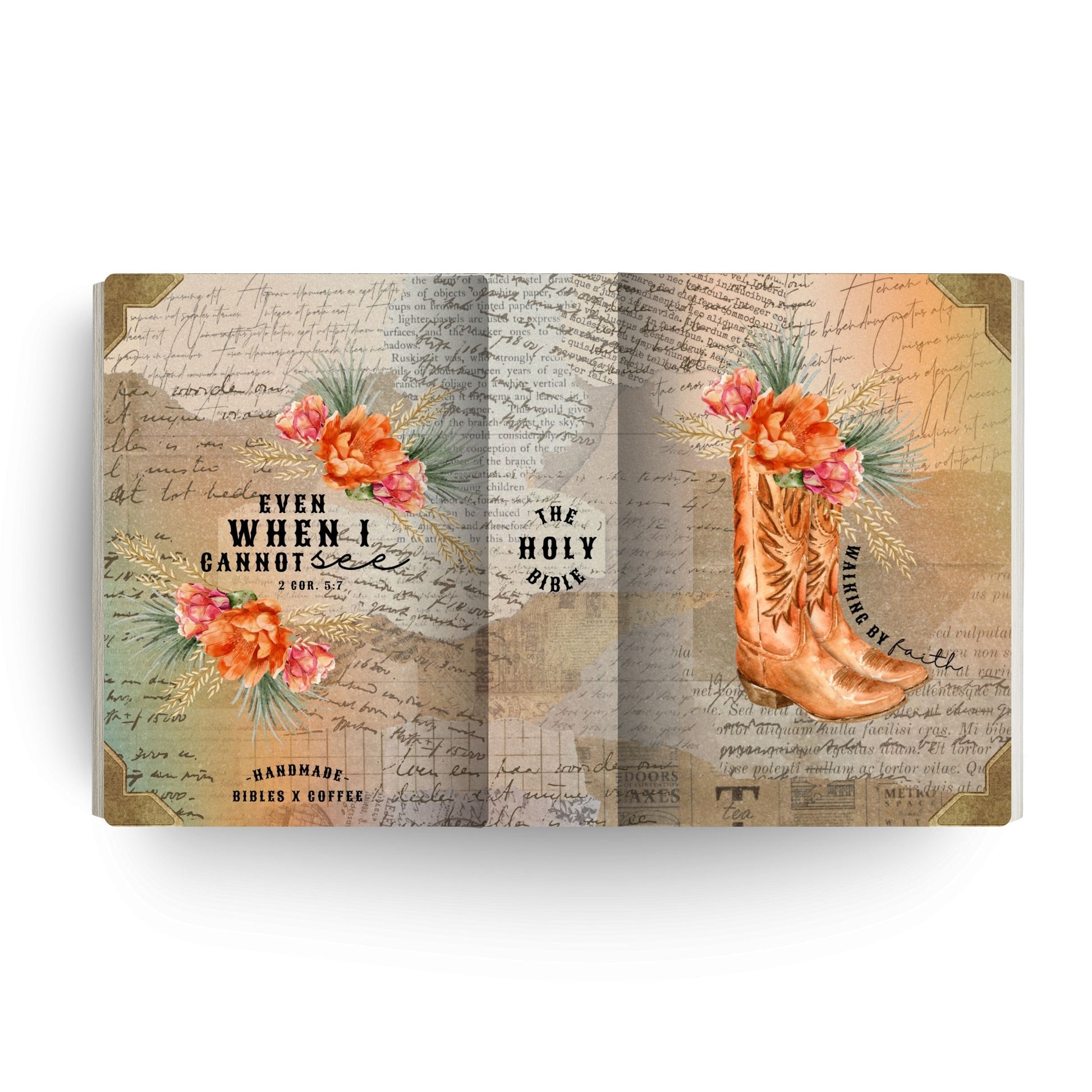Walking by Faith Canvas Bible