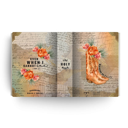 Walking by Faith Canvas Bible