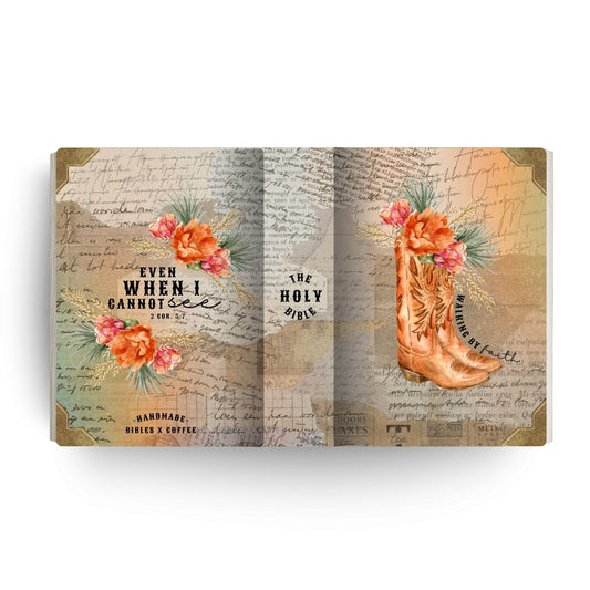 Walking by Faith Canvas Bible