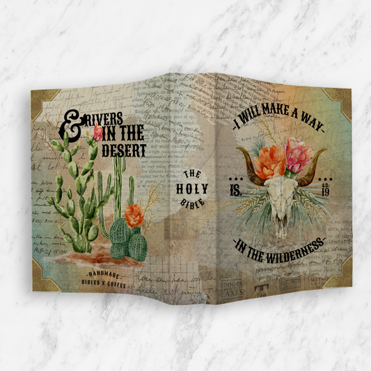 Western Cowgirl Canvas Bible