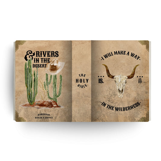 Western Cowboy Canvas Bible