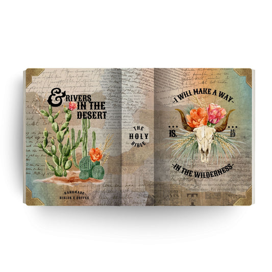 Western Cowgirl Canvas Bible