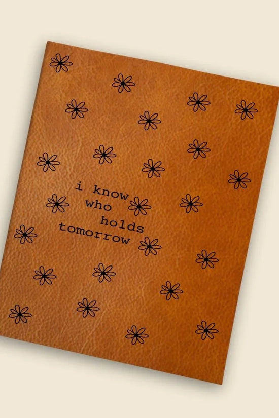 Who Holds Tomorrow Engraved Bible