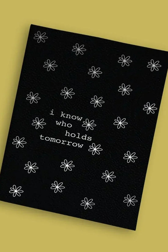 Who Holds Tomorrow Engraved Bible
