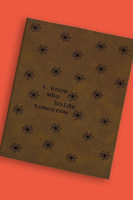 Who Holds Tomorrow Engraved Bible
