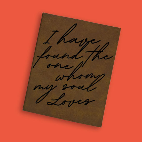 [SYO] Whom My Soul Loves Engraved Wedding Bible