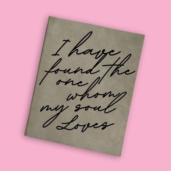 [SYO] Whom My Soul Loves Engraved Wedding Bible