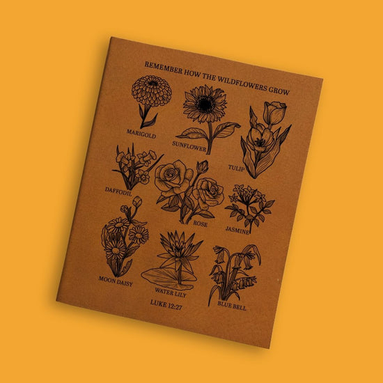 Wildflowers Engraved Bible
