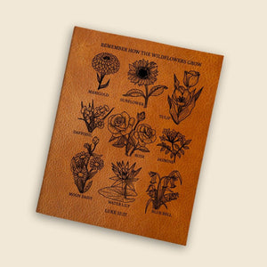 Wildflowers Engraved Bible