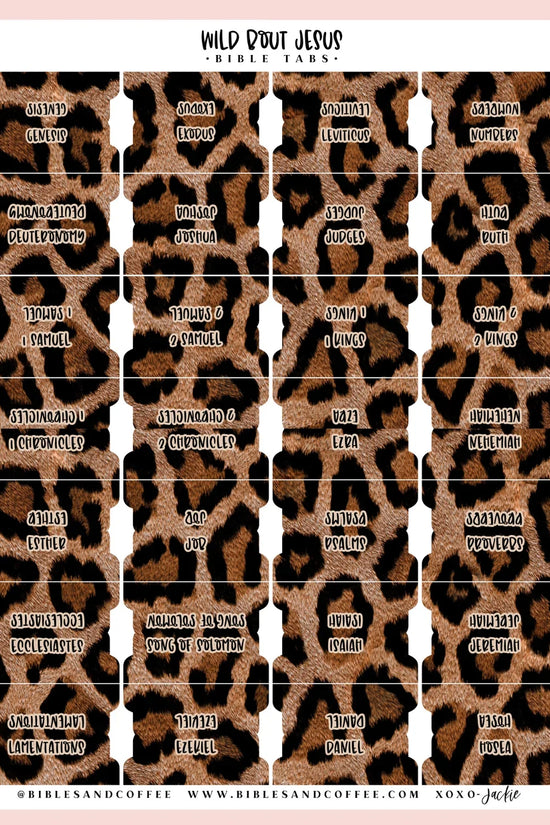 Wild Bout Jesus Bible Tabs