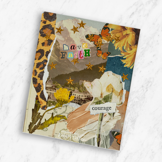 It Is Well With My Soul Collage Canvas Bible