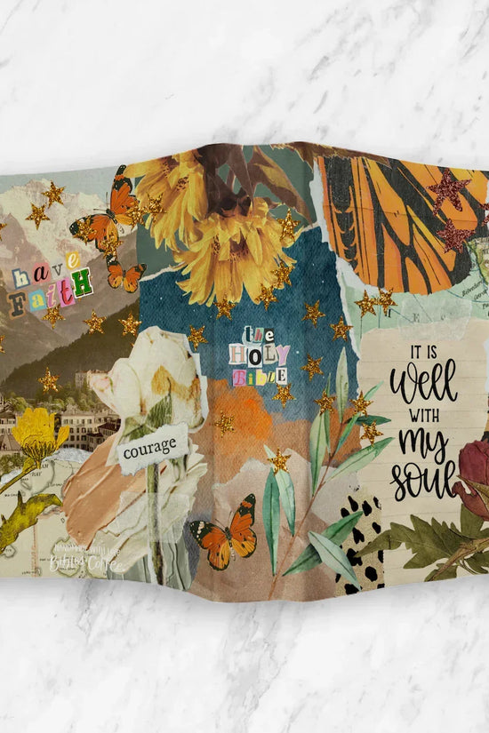 It Is Well With My Soul Collage Canvas Bible