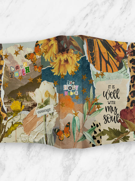 It Is Well With My Soul Collage Canvas Bible