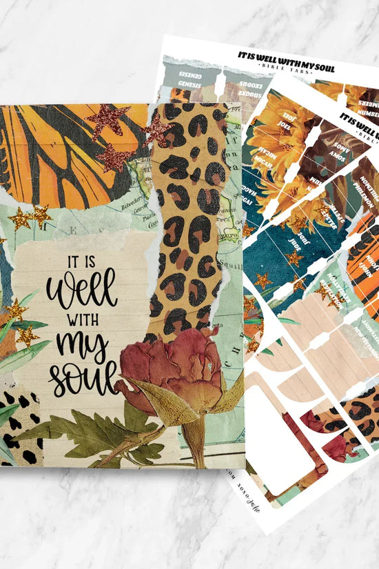 It Is Well With My Soul Collage Canvas Bible