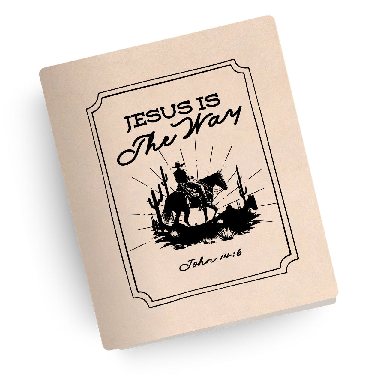 Ride the Narrow Way Engraved Bible